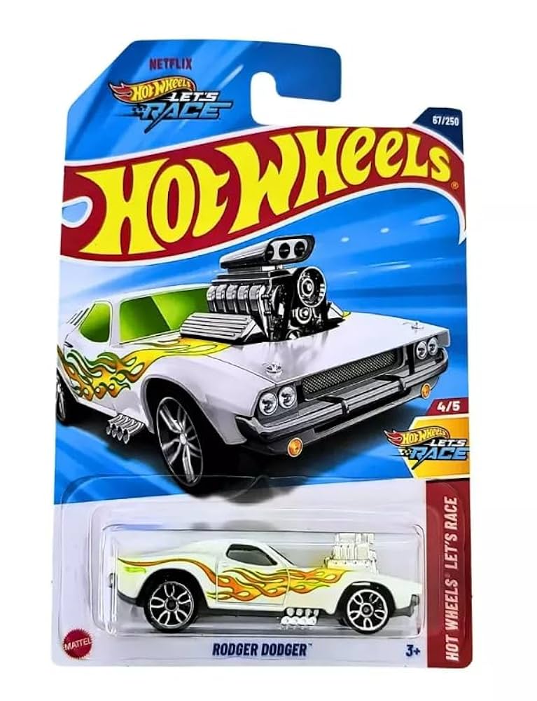Amazon.com: Hot Wheels Rodger Dodger, Let's Race Series 4/5